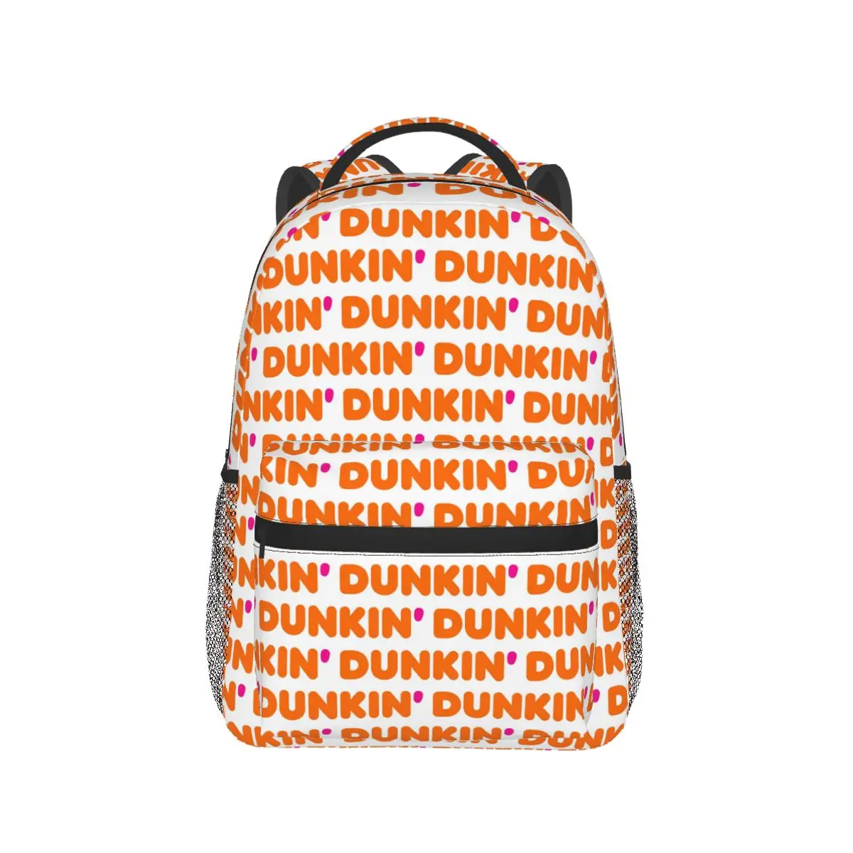 

Dunkin' Donuts Coffee And Baked Goods Logo Backpack Hot Sale Daypack Large Capacity Children BookBag School Bag Shoulder Bags