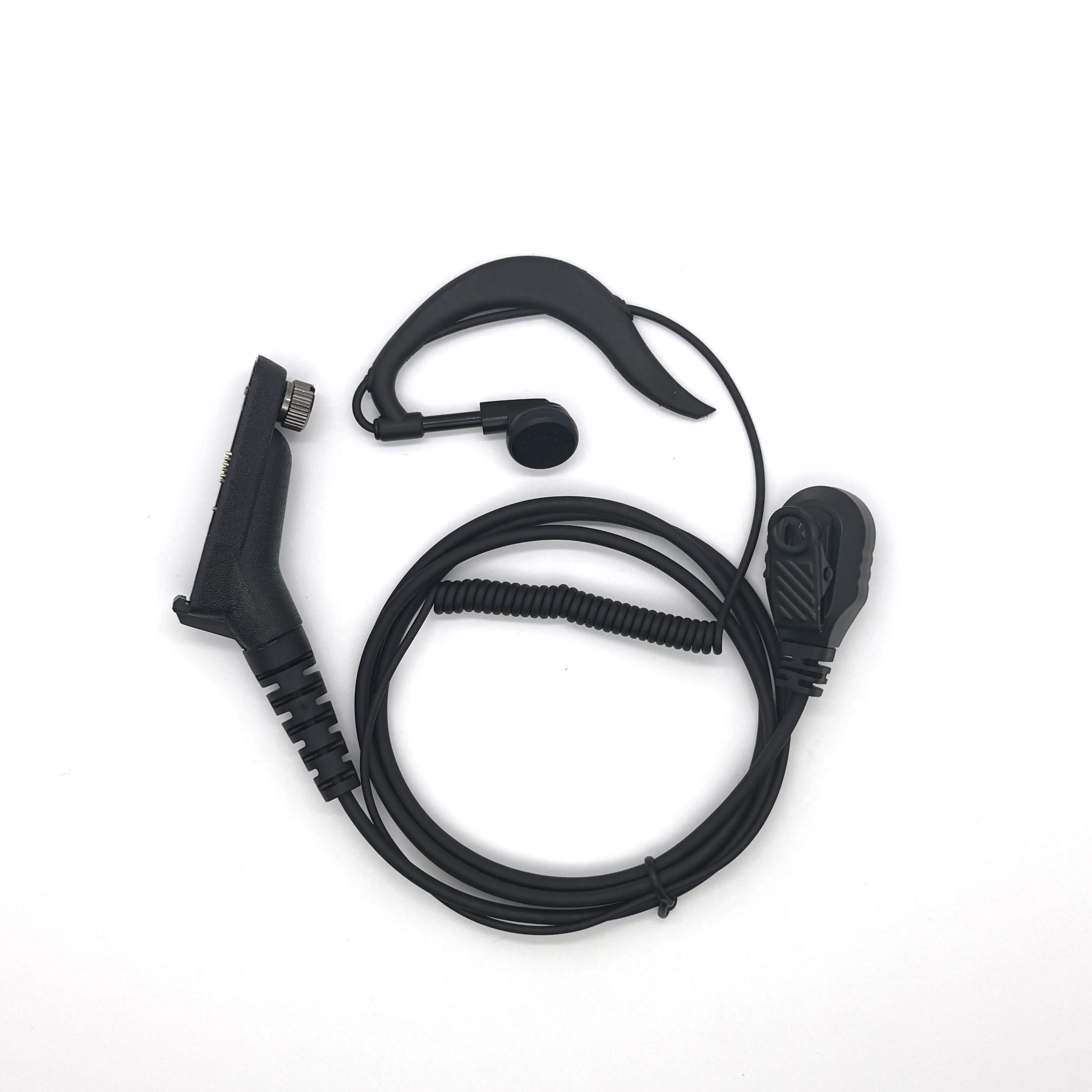 Security Ear Hook Headset Earpiece PTT for Motorola Portable Radio APX2000 DGP8050 DGP8550 DGP4150 DP4400 DP4401Walkie Talkie