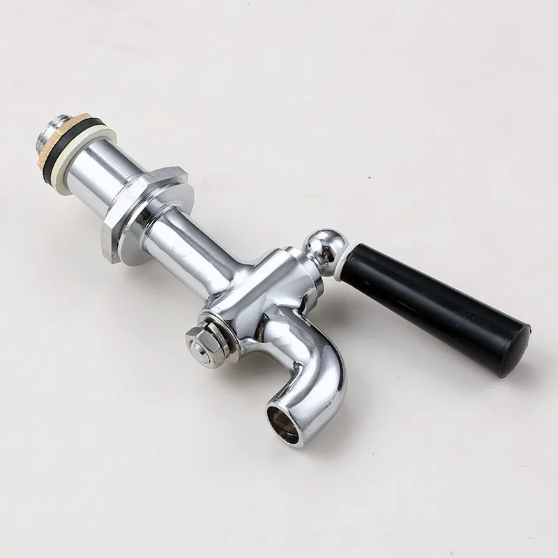 3/8\' Brass Chrome Long Electric Teapot Faucet Hot Water Bottle Faucet Open Bucket Water Spout Bibcock