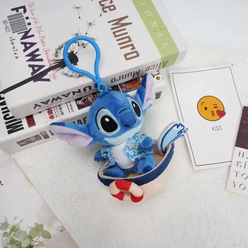 Hot Disney Anime Peripheral Fun Blind Box Stitch Food Drink  Play Plush Blind Box Doll Bag Pendant Children Birthday Gift