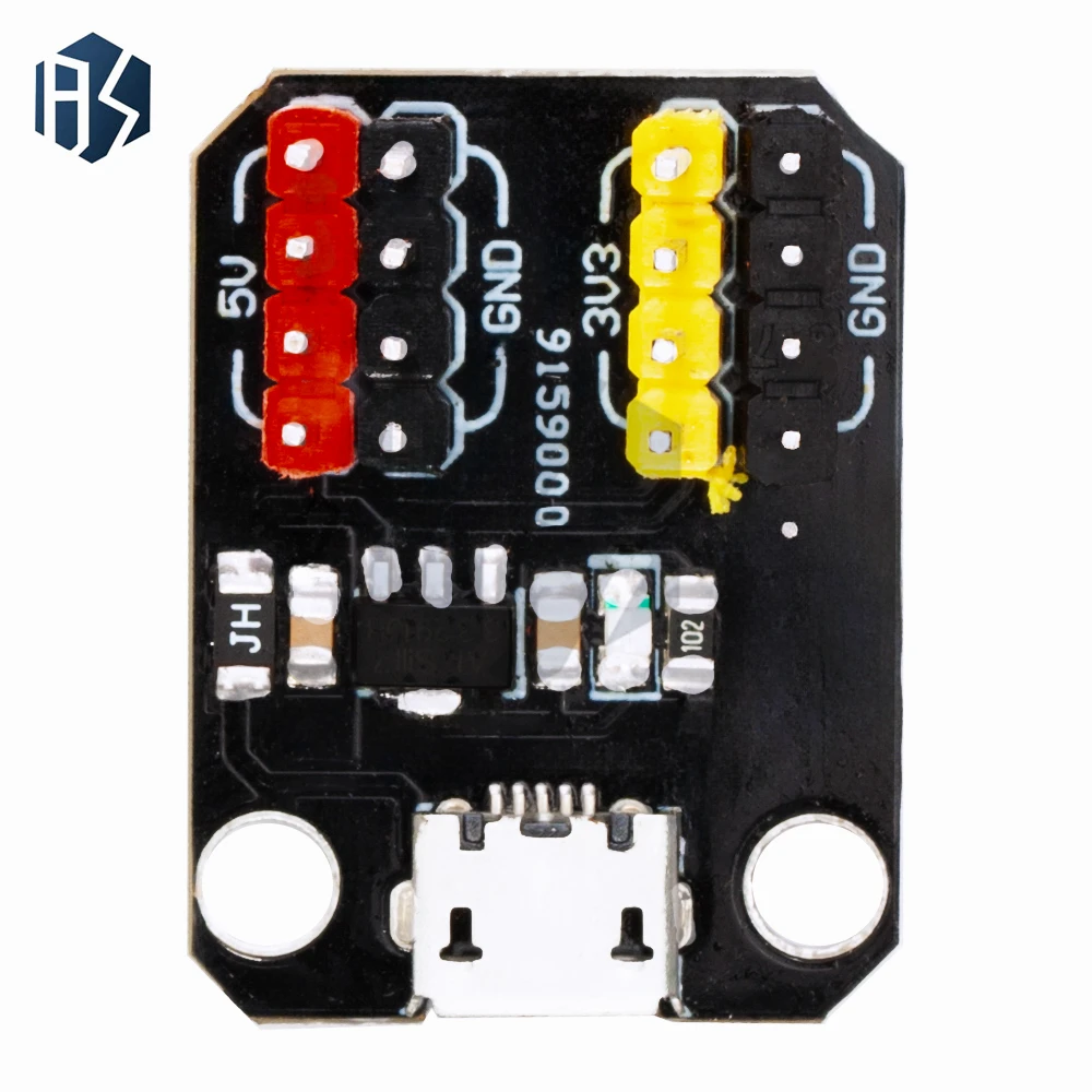 Spannungsreglermodul AMS1117 – Micro-USB-Stromversorgungsplatine mit 3,3 V/5 V Doppelausgang