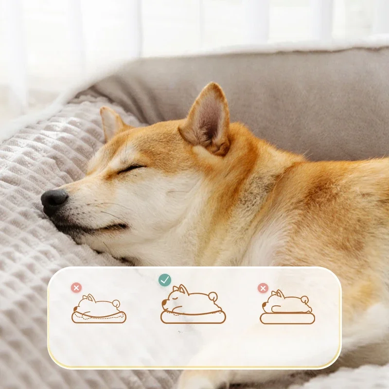 

Dog Beds,Dog House Warm Thick Shape Plush Cushion Pet Products Supplies House Accessorie Washable Soft Dog Beds Mat,Dog Supplies