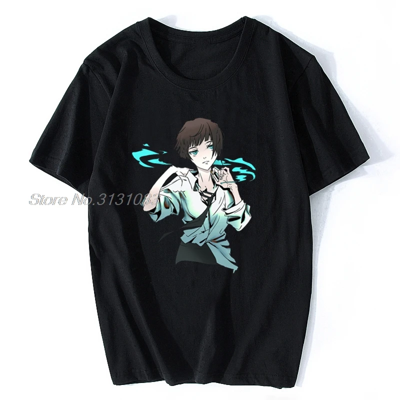 Psycho Pass Fation Print Cotton Funny T Shirts Psycho-pass Fashion Men Cotton Tshirt Anime Tees Harajuku Streetwear