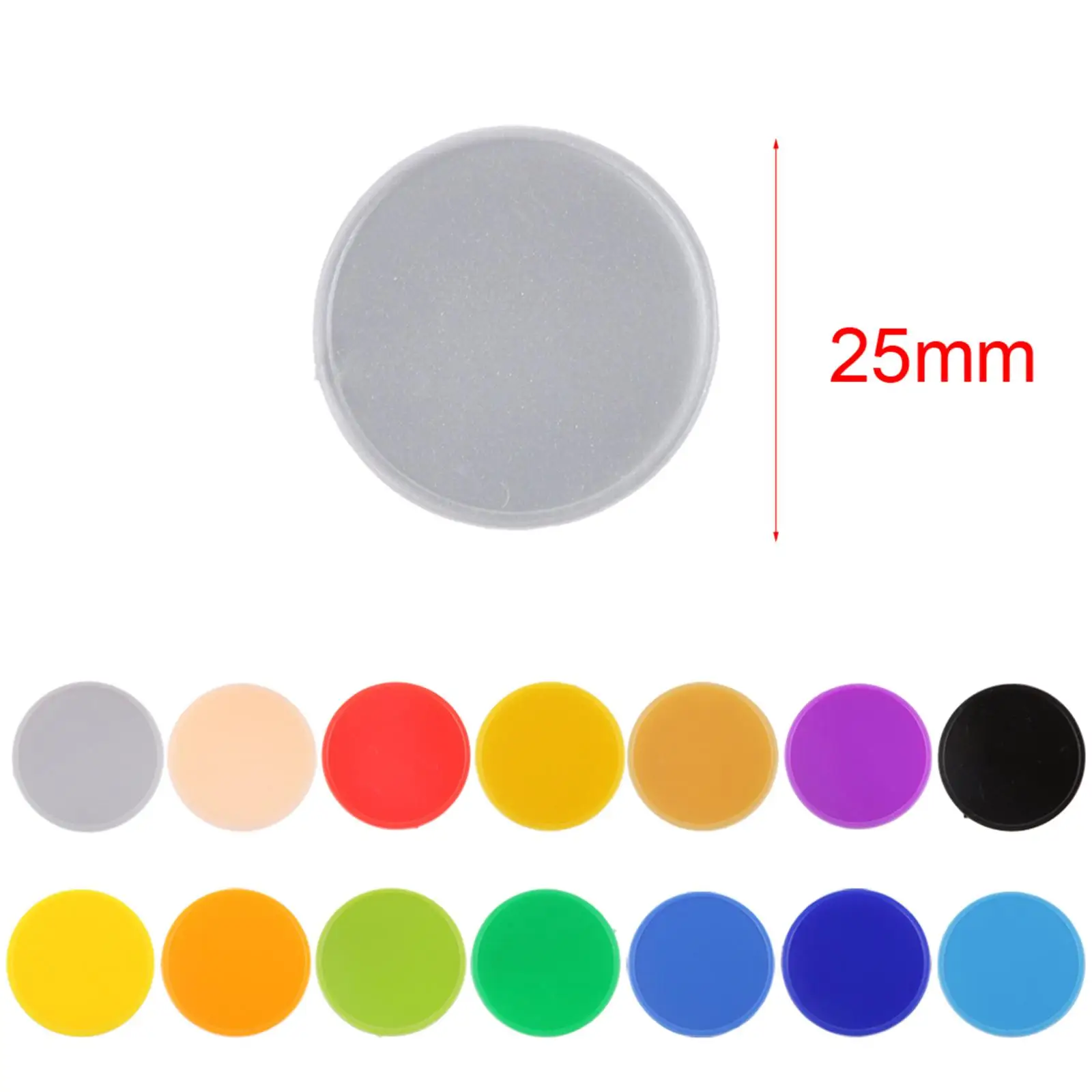 Colorful Plastic Poker Chips Bingo Tokens Educational Counting Coins Casino Accessories for Kids Play 3