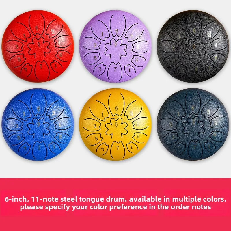 طبلة أثيرية قرص يد للمبتدئين آلة موسيقية احترافية للأطفال 8 نغمة 15 نغمة ننسى القلق الصلب اللسان طبلة فارغة