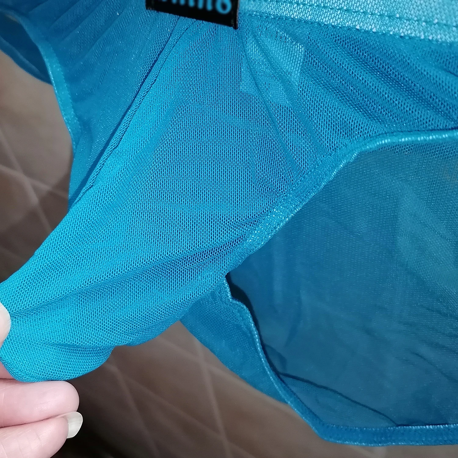 شبكة شفافة الرجال الانتفاخ الملابس الداخلية ملخصات غريبة Intimo Uomo الحقيبة Cueca الحسية Masculino زلة أوم انظر من خلال سراويل الذكور