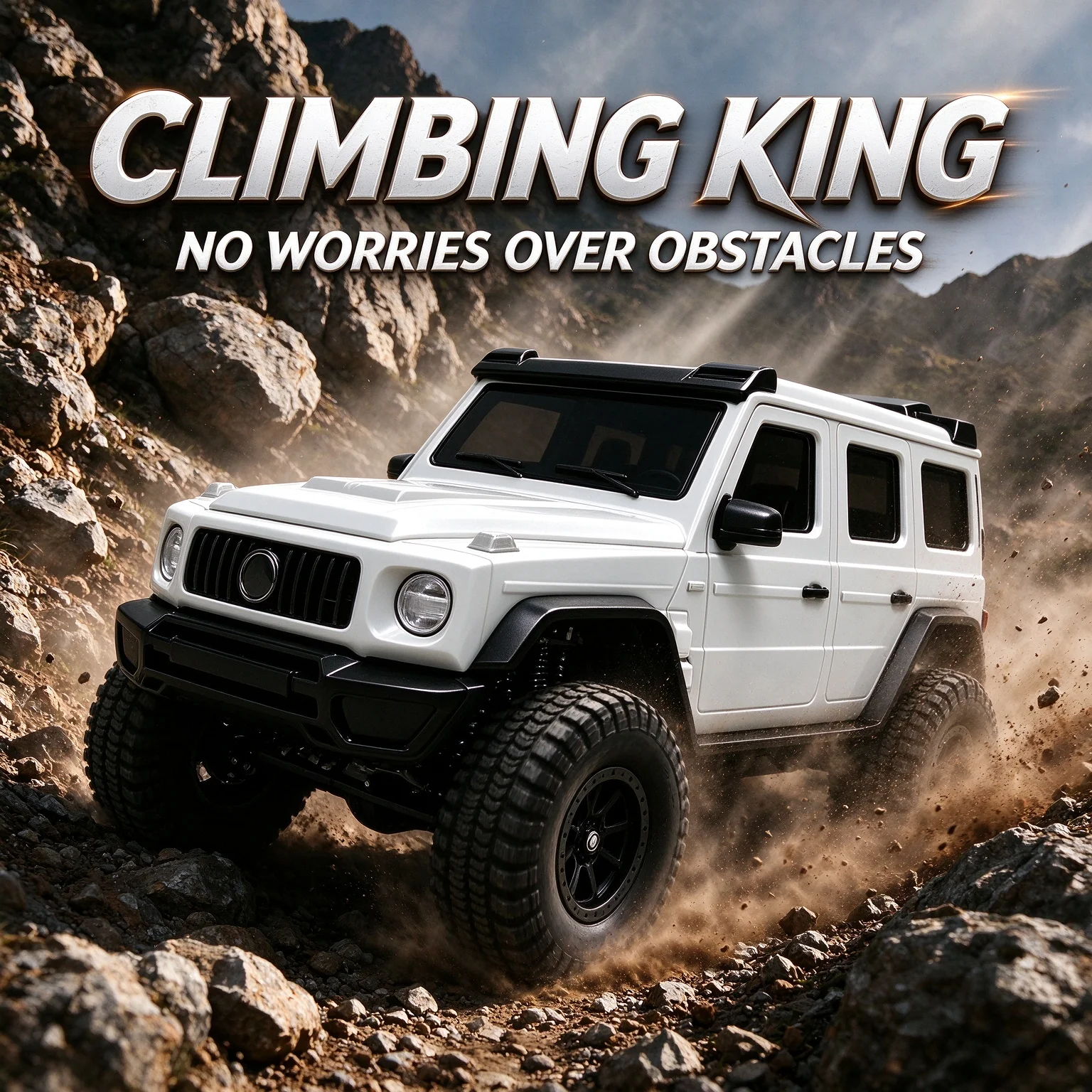 JJRC C8842 1:30 RC 4WD Crawler Car, Mini Simulation Off-Road Vehicle, Collector Gift for Model Car Enthusiasts and Hobbyists
