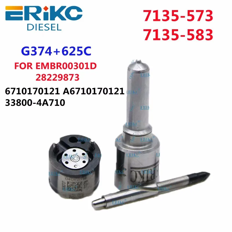 

ERIKC EMBR00301D Ремкомплекты форсунок 7135-583 7135-573 Форсунка L374PBD Клапан 9308-625C для инжектора 28229873 33800-4A710