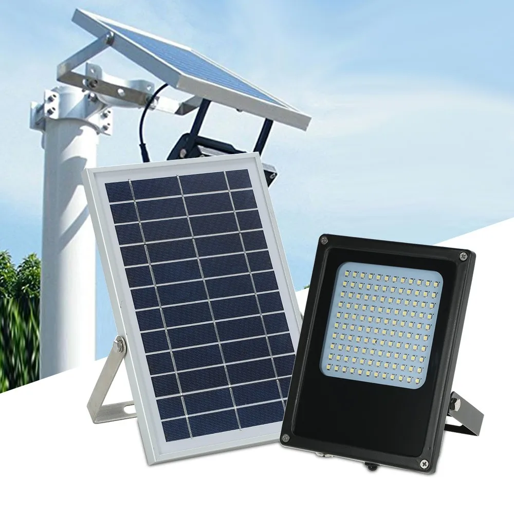 Solar Powered Floodlight 120 LED Solar Lights IP65 Waterproof/ Outdoor Security Lights/ for Home/Garden/Lawn