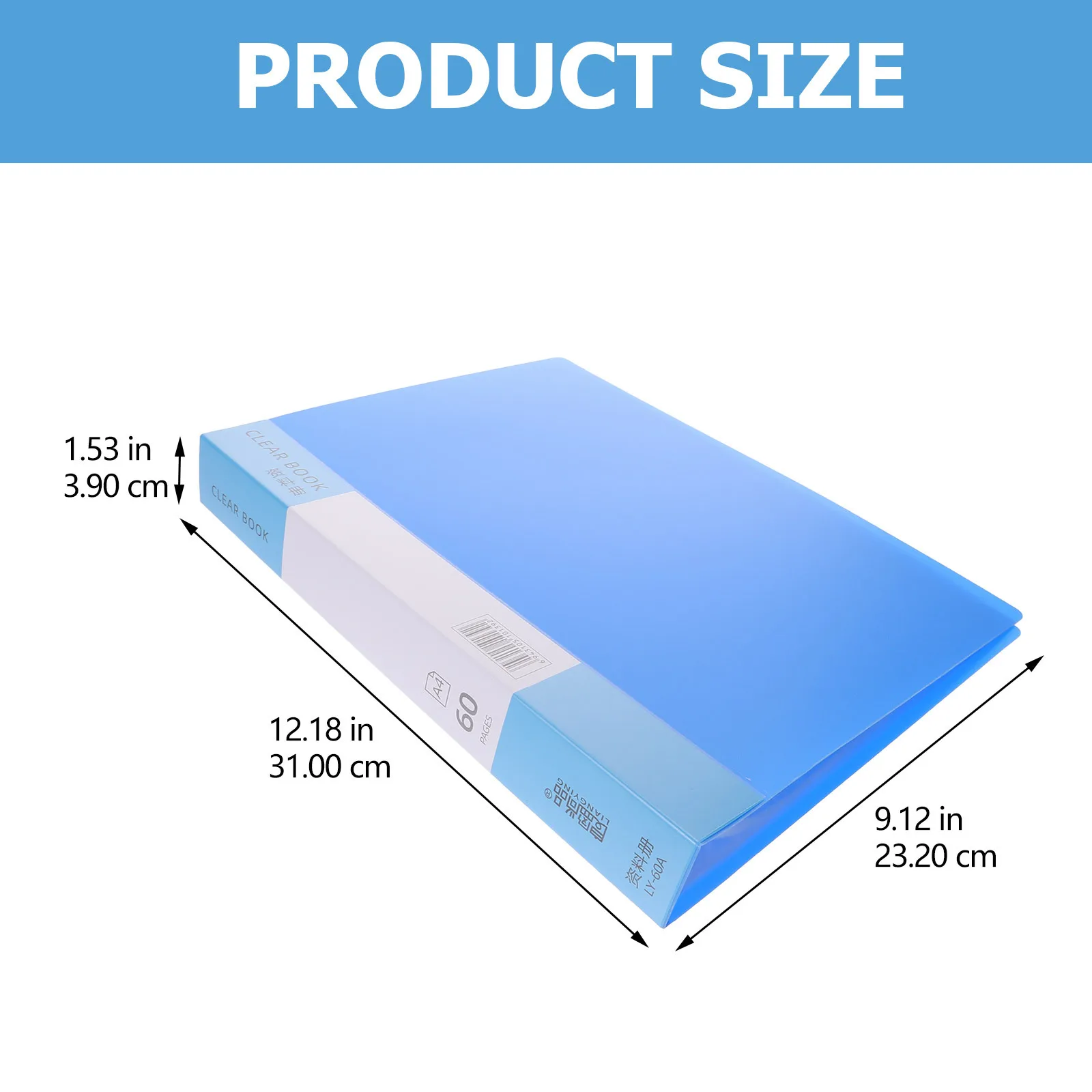 Large Capacity A4 File Holder Inner Transparent Document Organizer Portable Paper Folder For School Office Exam Files