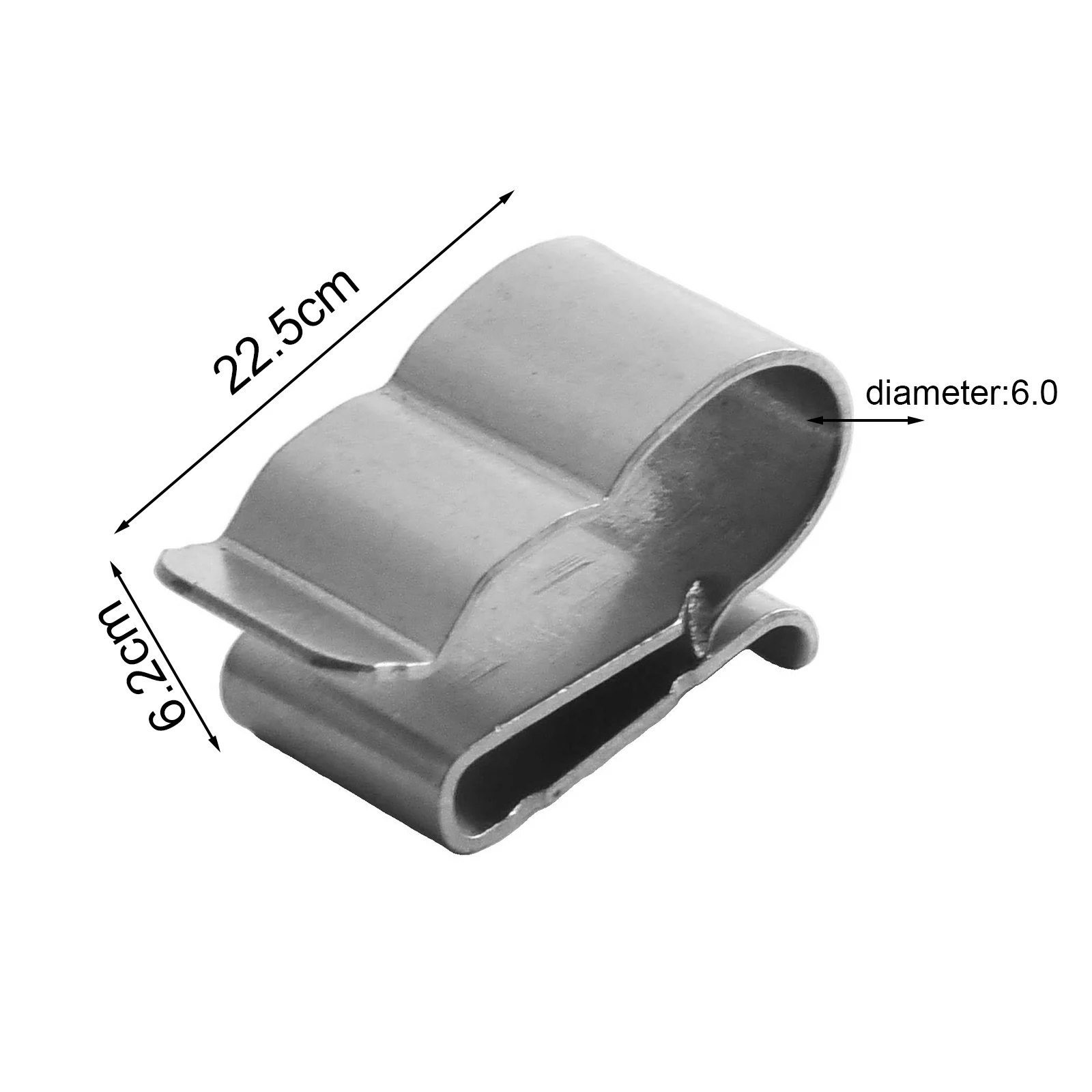 Home Use Office Use 22.5 Mm 0.89 Inches Solar Panel Clips Double Wire Clips Compact And Portable No Tools Required