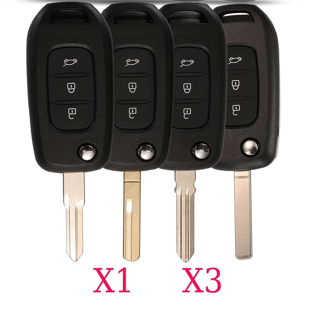

Jingyuqing X1 X3 чехол для ключей от машины для Renault Kadjar Captur символ Koleos Megane Logan Sandero Trafic Duster чехол с дистанционным управлением