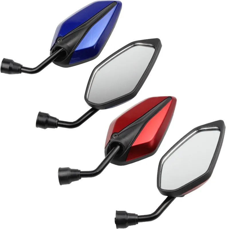 Suitable for 10mm right-thread motorcycle rearview mirrors; suitable for Honda, Suzuki, Yamaha, Kawasaki scooters, and Ducati mo