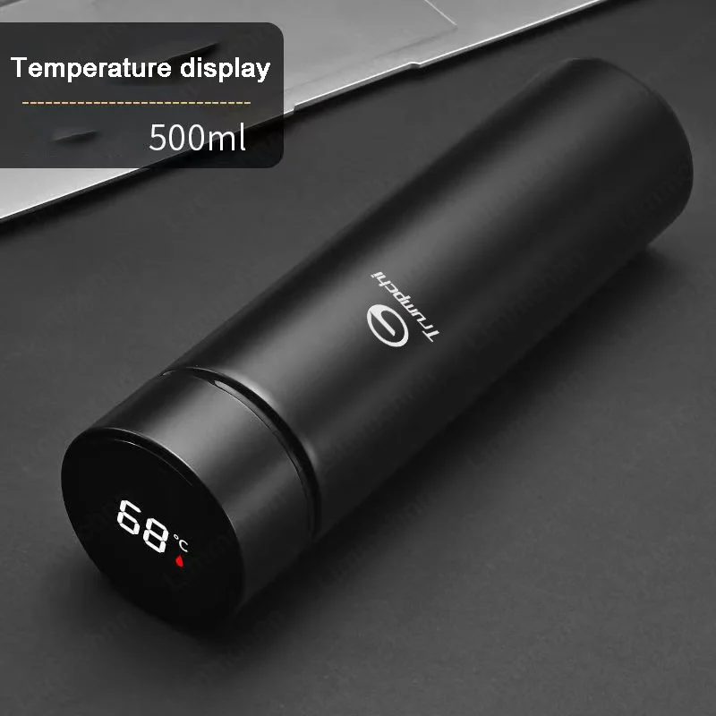

500ML Temperature Display Thermos Cup Stainless Steel Divided Thermos Bottle Cup For Trumpchi GE3 GS3 GS4 GS5 GS8 GA4 GA6 GA8