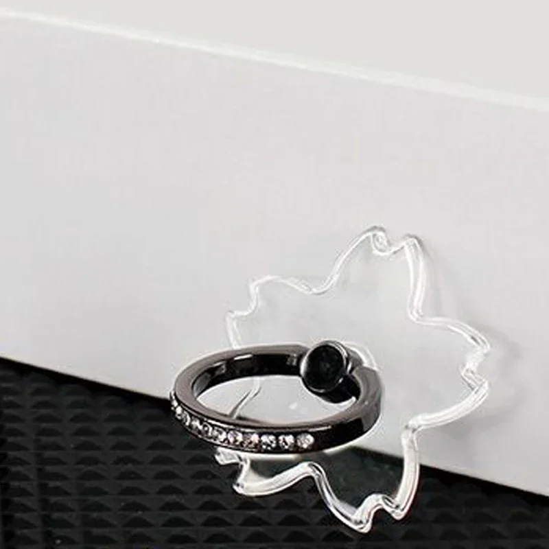 Transparenter Luxus-Schmetterlings-Fingerring-Handyhalter für iPhone 15, Smartphone-Aufkleber, Ständer, Zubehör, faltbare Unterstützung – Detail 5