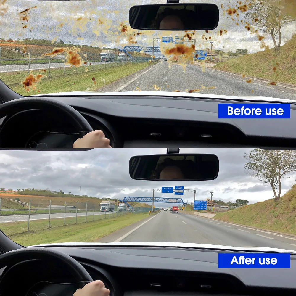 Car Windshield Washer Effervescent Tablets Super Concentrated Universal Auto Glass Water Oil Film Bug Remover Window Cleaners view 5