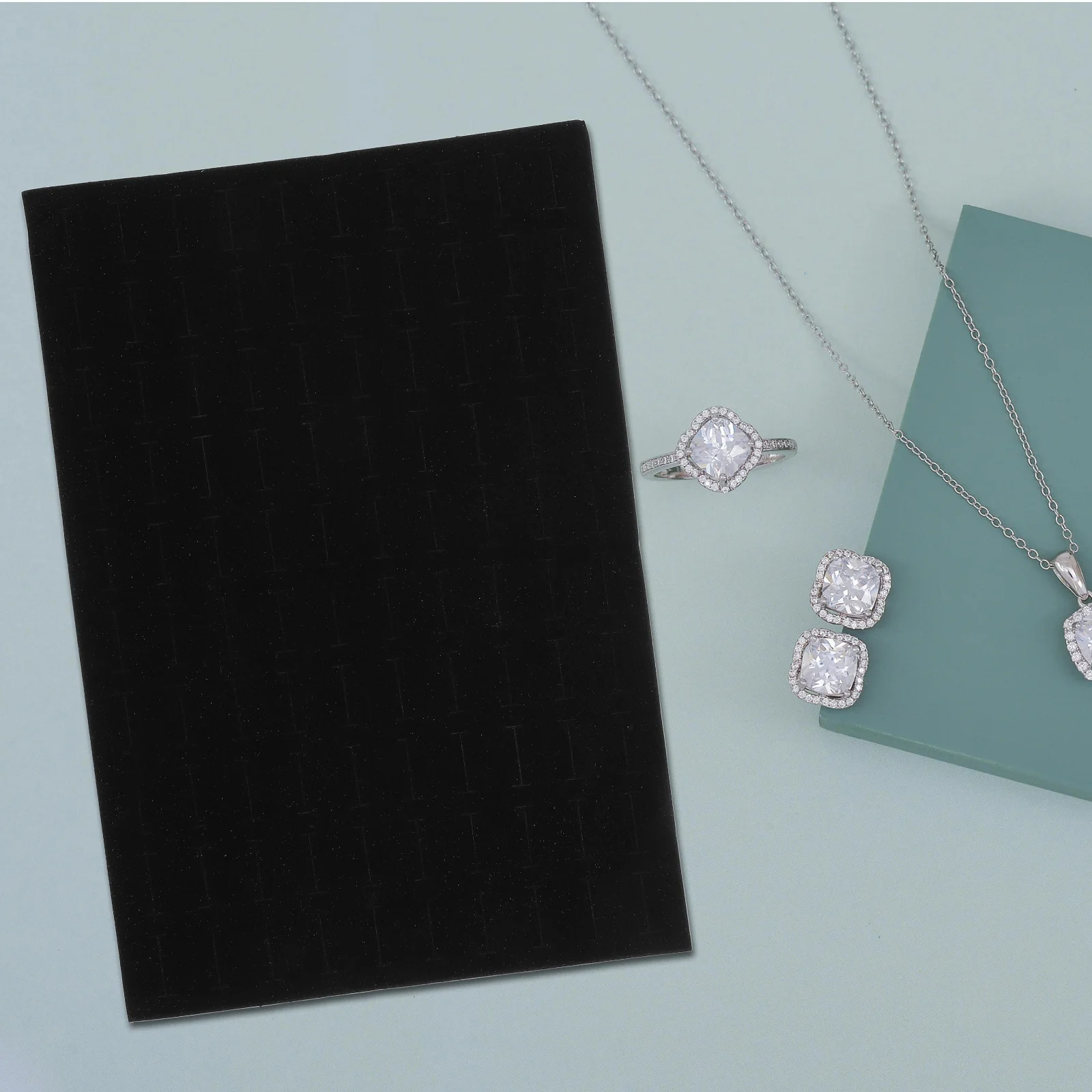 لينة صندوق مجوهرات بطانة القرط عرض حلقة التخزين درج منظم حماية الملحقات تصميم إبداعي متعدد الوظائف #4