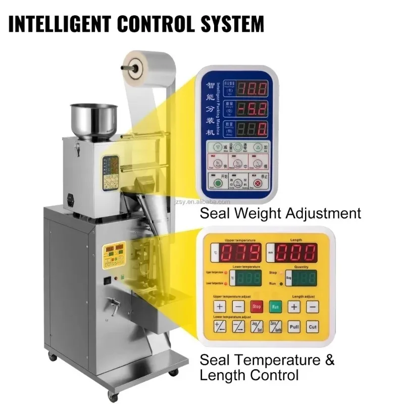 Low Price Promotional Tea Weighing Filling and Sealing Bag Making Machine