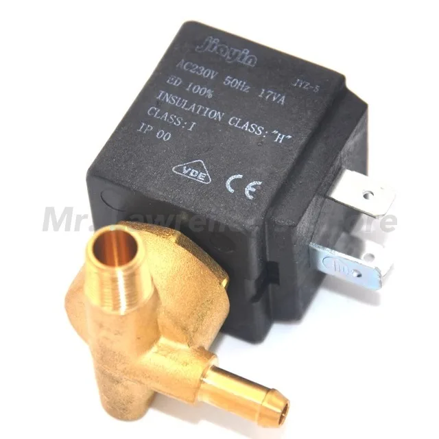 Clean ironed electromagnetic valve accessories coffee machine 220V Normally closed steam solenoid valve JYZ-5