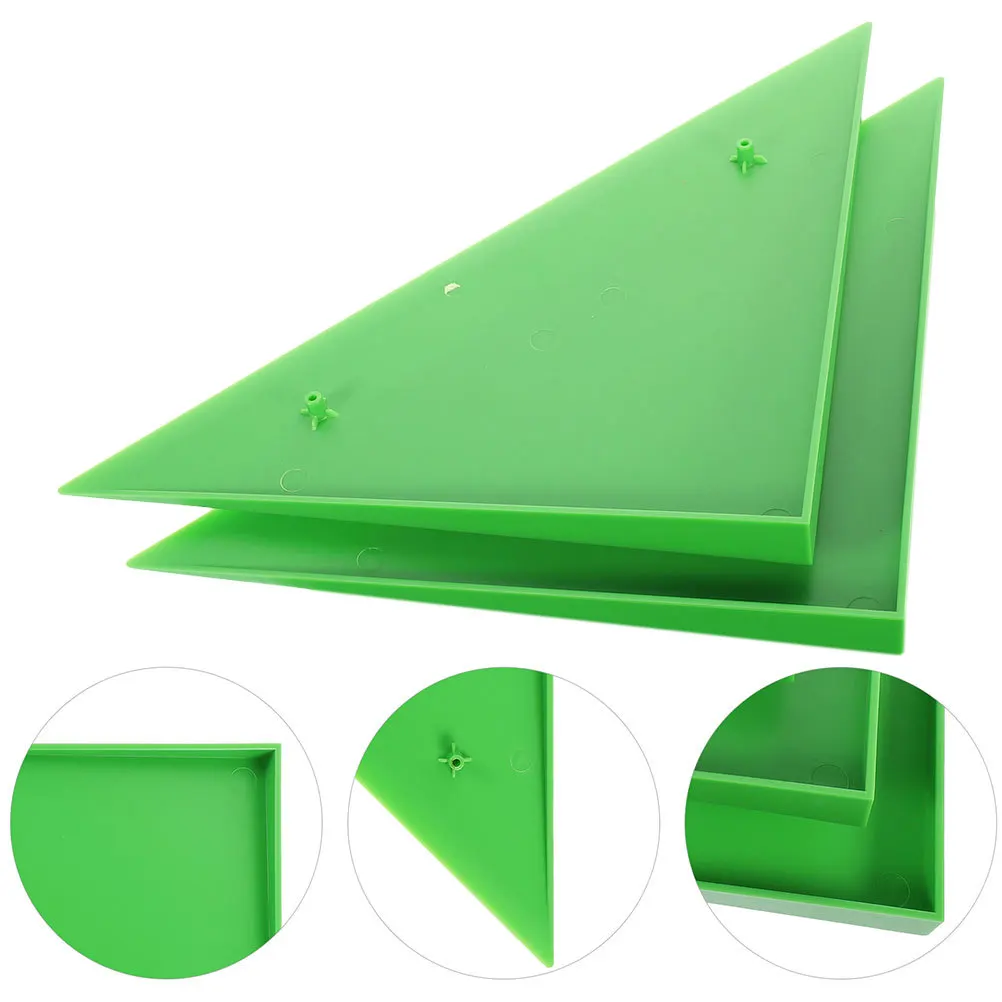 

2pcs Foosball Corner Protectors Durable Hips Edge Guards For Table Football Smooth Ball Movement Triangle Covers Multiplayer Use