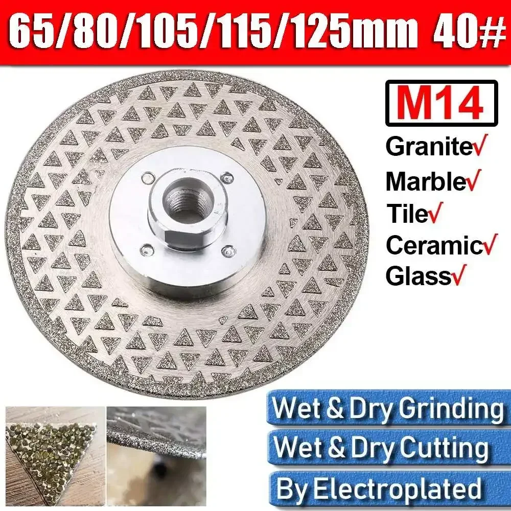 Disco de Rebolo de Diamante Copo de Moedura Lâmina de Corte Rebolo de Granito Pedra de Granito Ferramentas de Cerâmica 65- 125 mm