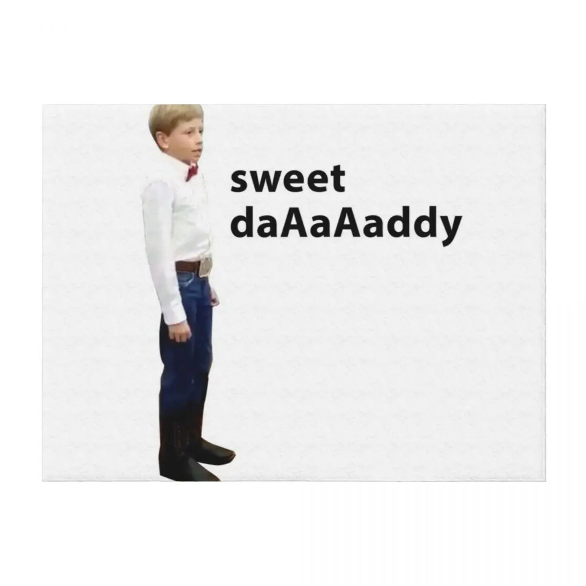 

Walmart Yodel Kid Sweet Daddy Throw Blanket funny gift Furrys Winter beds Luxury Throw Blankets