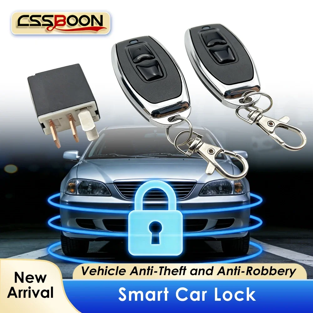 Wireless Relay Car Alarm Anti-theft Car Safety System Engine Lock Car Immobilizer Remote Start Security System Easy Install