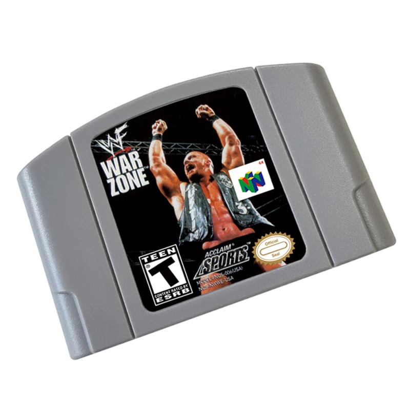 

WWF_WarZone 64 Bit Video Game Cartridge US Version For N64 Game Console