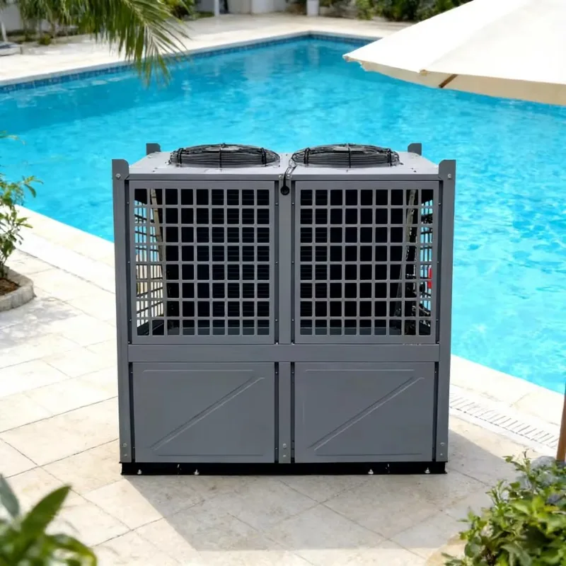 Commercial High Efficiency Air Source Heat Pump Inverter Swimming Pool Water Heaters Low Noise Smart Control for Heating Water