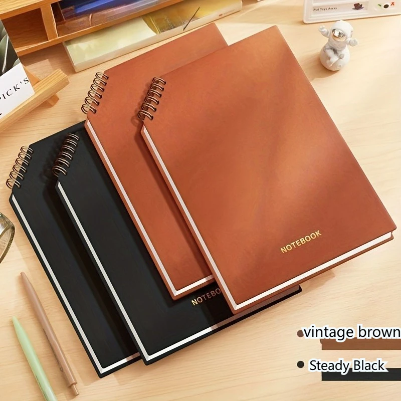 

Spiral Notebook - Creative Thick B5 Hardcover Notebook, Suitable for Students and Office - Ideal for Note-Taking and Study Use