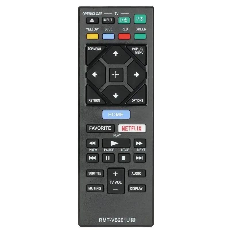 

For RMT-VB201U Sony-Blu-ray-Disc-Player-Remote-Control-Replacement With NETFLIX Button, For Sony Blu-ray Disc Player UBP-X700