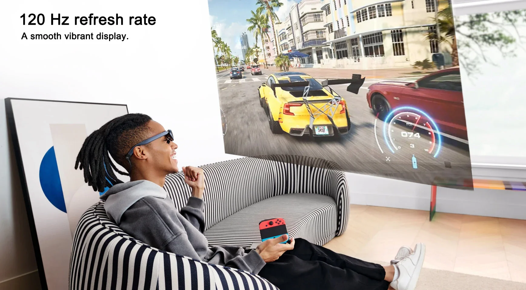 Горячий дизайн Rokid MAX Smart AR Glassrs, глобальная версия, 120 Гц, обновление 3D, поддержка 4K, очки AR для мобильного кинотеатра