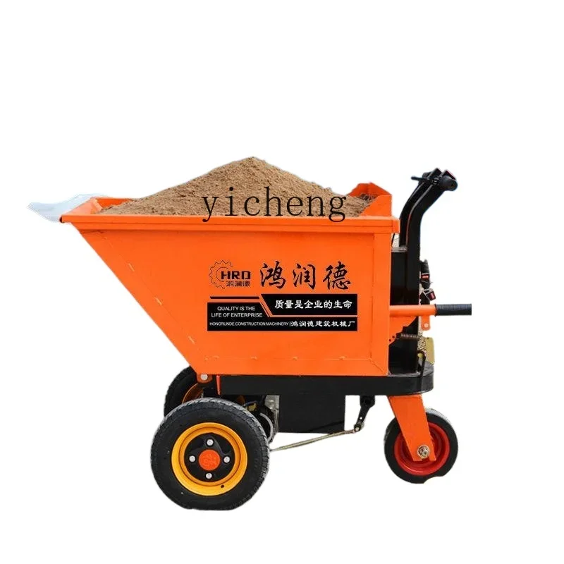 

Строительная площадка с электрической тележкой, раствор, ведро для золы, автомобиль, сельскохозяйственный трехколесный электрический самосвал