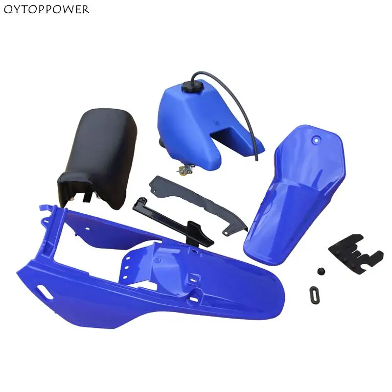 Motocycle Plastic Front Rear Fender Body Seat Gas Tank Kit  For Yamaha PW80 PEEWEE PW 80  Dirt Pit Bikes Motocross