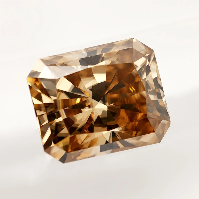 

Натуральные камни муассанита цвета шампань, огранка 3EX, круглые, овальные, изумрудные, в форме сердца, радиант-огранка, для изготовления ювелирных изделий, с сертификатом GRA