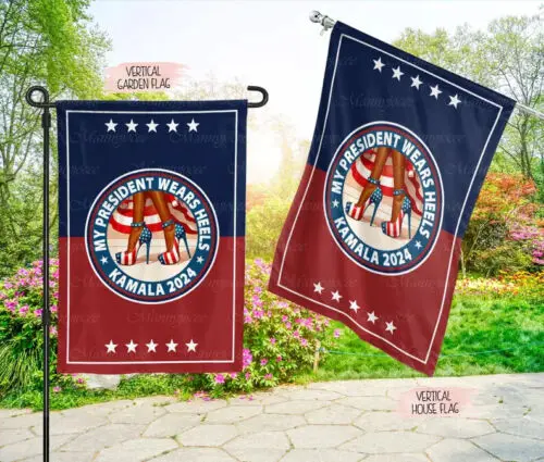 Harris Walz Garden Flag, Kamala Harris 2024 Flag, President Election Flag