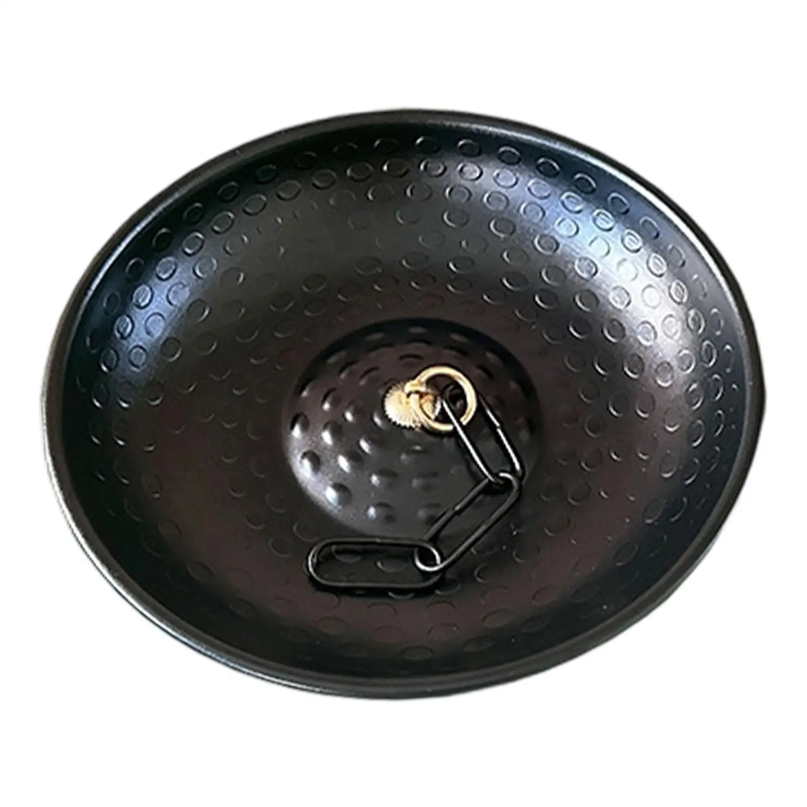 Rain Chain Spill Bowl Anchoring Aluminum Alloy Basin for Lawn Patio Garden Water Feature Courtyard