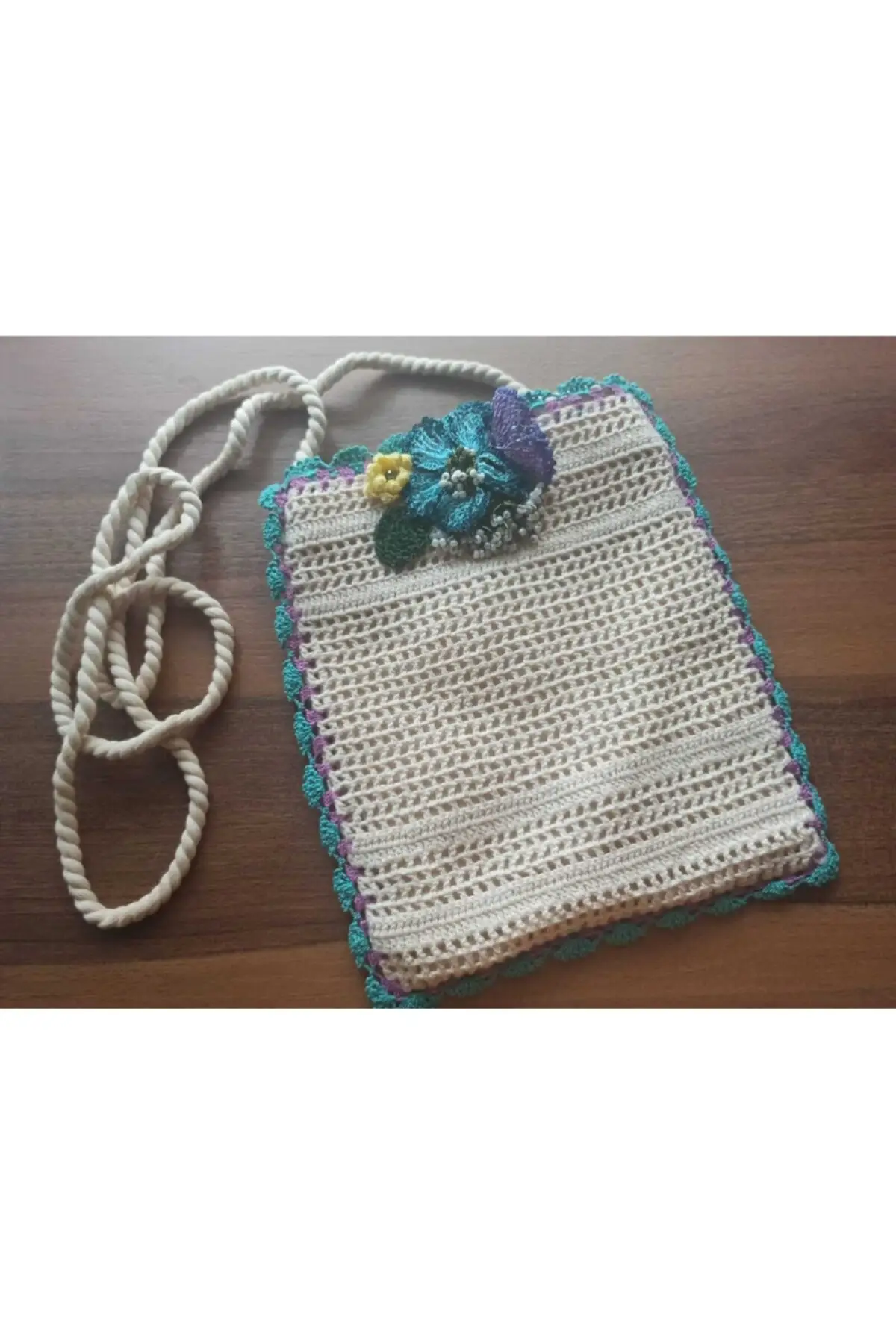 

Uras Handmade Ethnic, Authentic, Boho, Hippie Knit Handbag Women Bag Shoulder bag Handmade