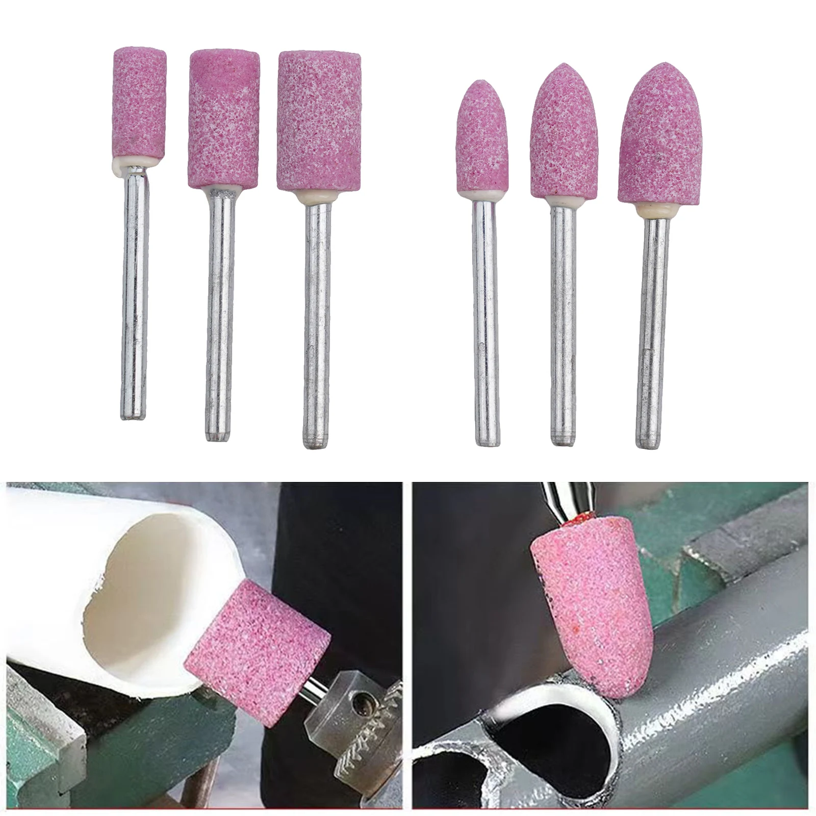 Punte per trapano per Nail Art utensile rotante elettrico rettifica tenacità utensile rotante elettrico rettifica Mm testa di lucidatura con gambo