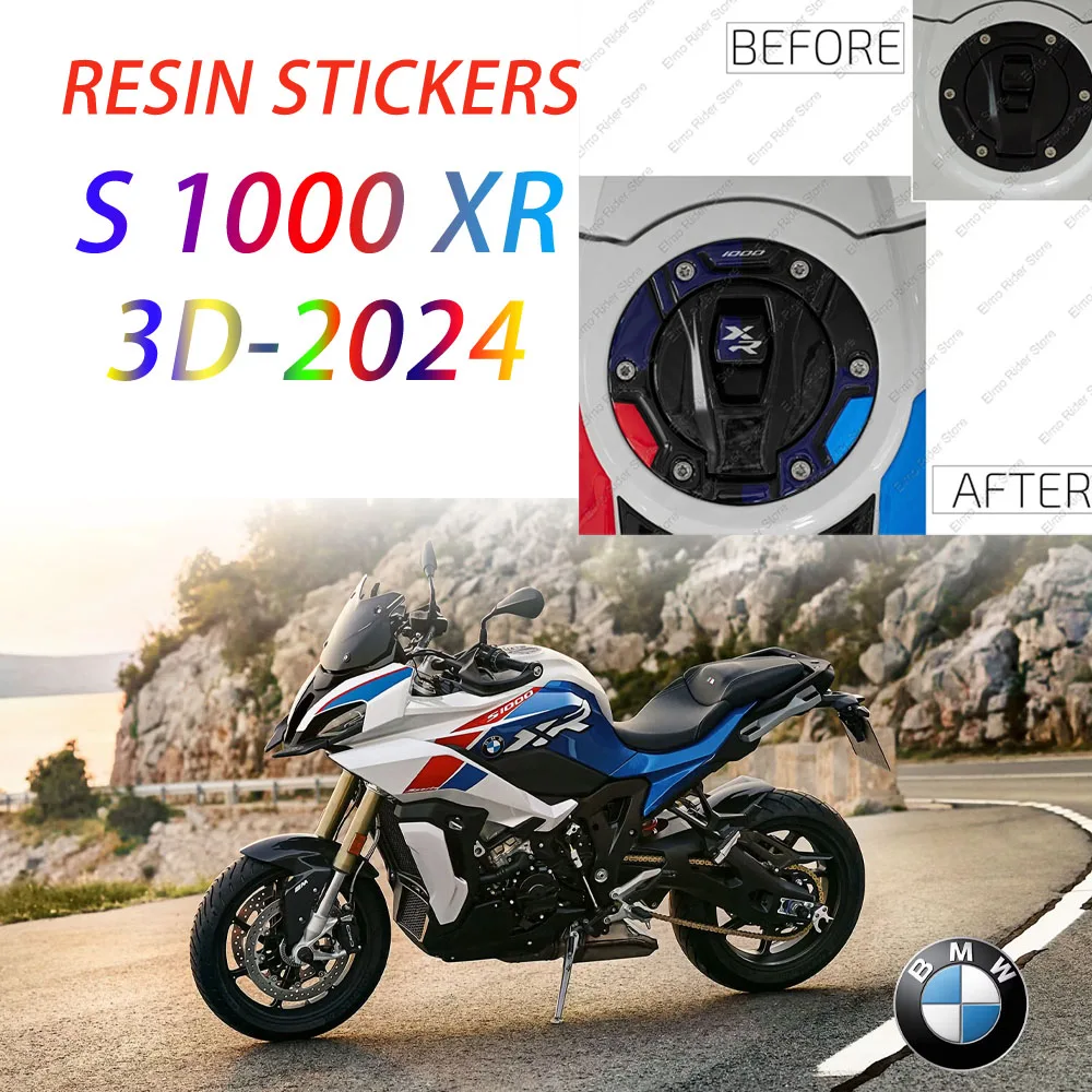 

For BMW S1000XR 2024 Waterproof Scratch-Resistant 3D Gel Epoxy Resin Fuel Tank Pad Sticker