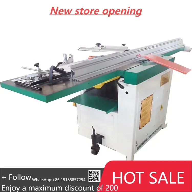 

Woodworking jointer planer combination machine