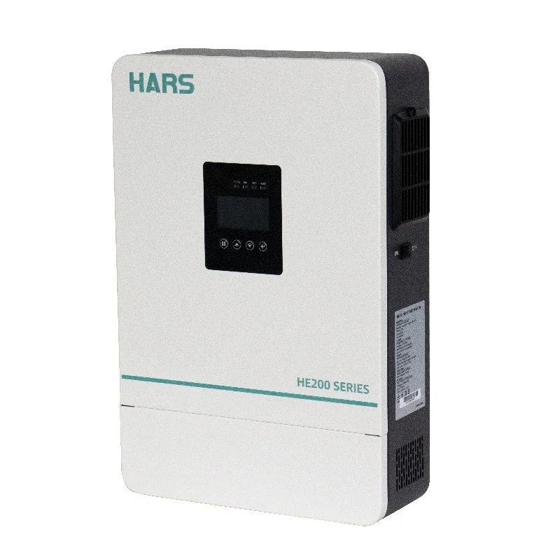 5.5KVA Hybrid Grid Solar Power System 5kW Parallel BMS Lithium Battery MPPT Pure Sine Wave 220V Single/Dual 98% Efficiency