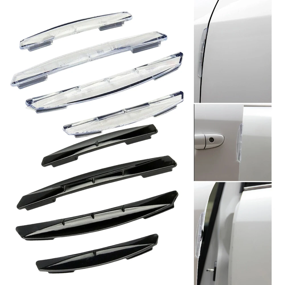 

Набор из 8 наклеек для защиты кромки двери автомобиля, декоративная защитная полоса, защита от царапин, противоударная полоса, автозапчасти