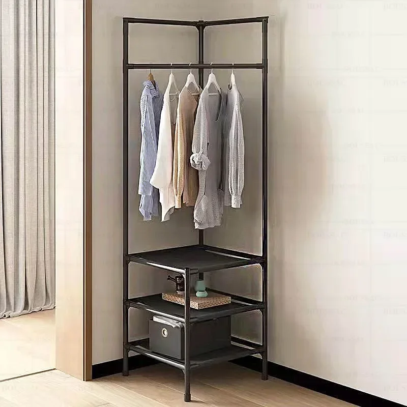 Rack Coats Page Hangers Children's Room Rack Home Furniture Floor Stand Clothes Wearing for Clothes Standing Foldable