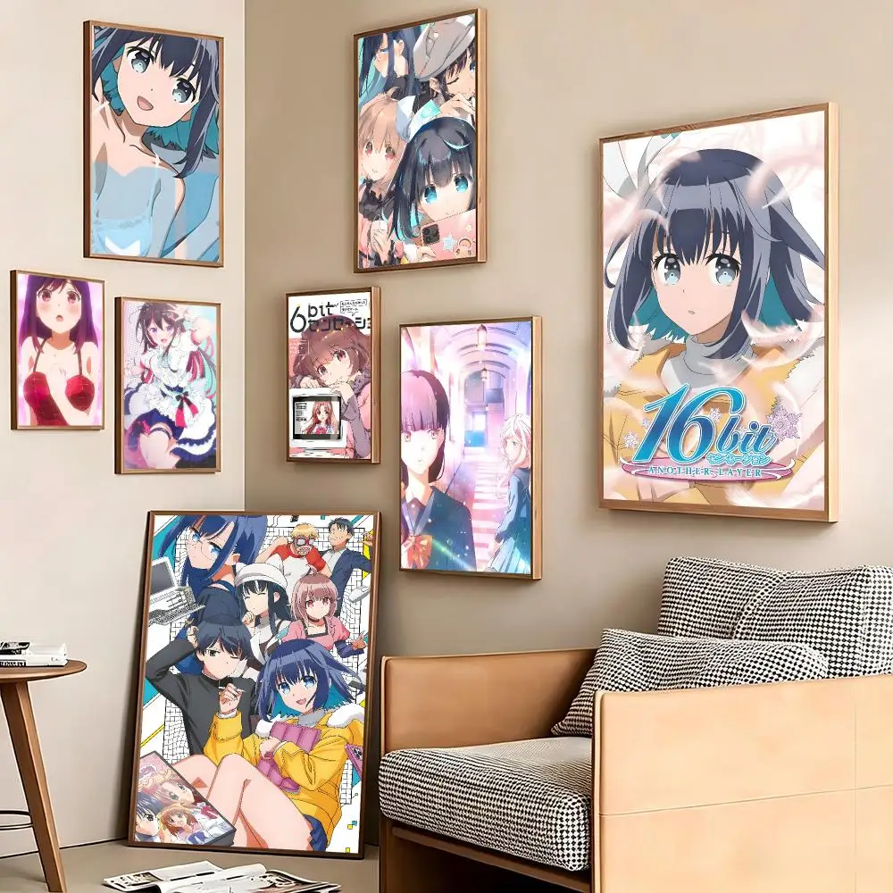 Japanese Anime 16bit Sensation Another Layer Poster Pegatina artistica HD autoadhesiva impermeable para salon dormitorio