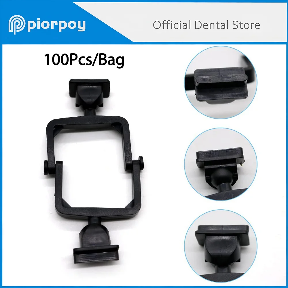 PIORPOY Disposable Articulator Dental Articulator 100Pcs/Bag Black High Neck Low Neck Articulator Orthodontic Denture Occlusion