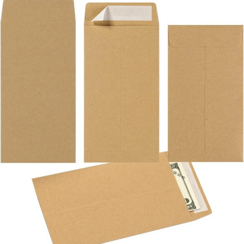 

Custom. Self-Adhesive Yellow Kraft Paper Envelopes Bags File Bags Printable Easy Tear Courier Bags Manufactur