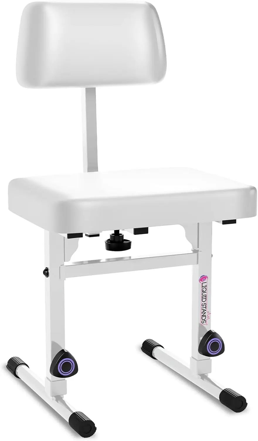 

Регулируемая скамья для пианино со спинкой - Прочное сиденье для цифровых пианино, удобная мягкая подушка