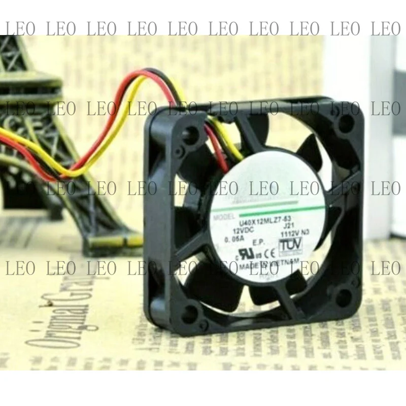 MY For Nidec U40X12MLZ7-53 DC12V 0.05A Cooling Fan 40*40*10MM 3 Wire