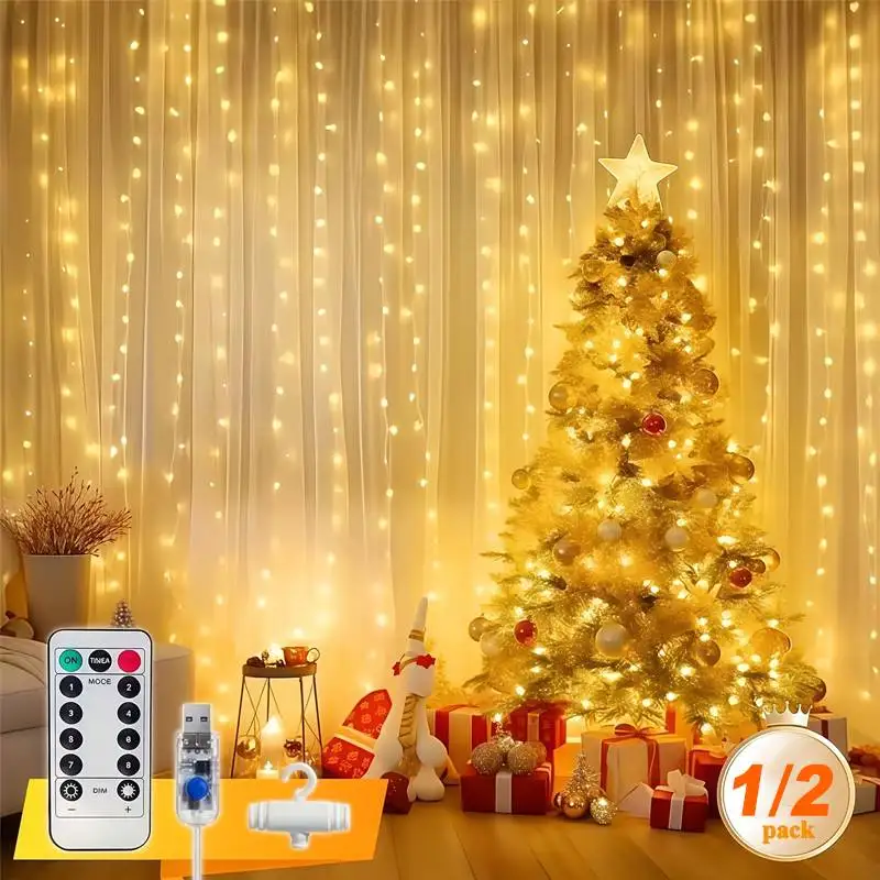 1PC Usb Led Curtain…